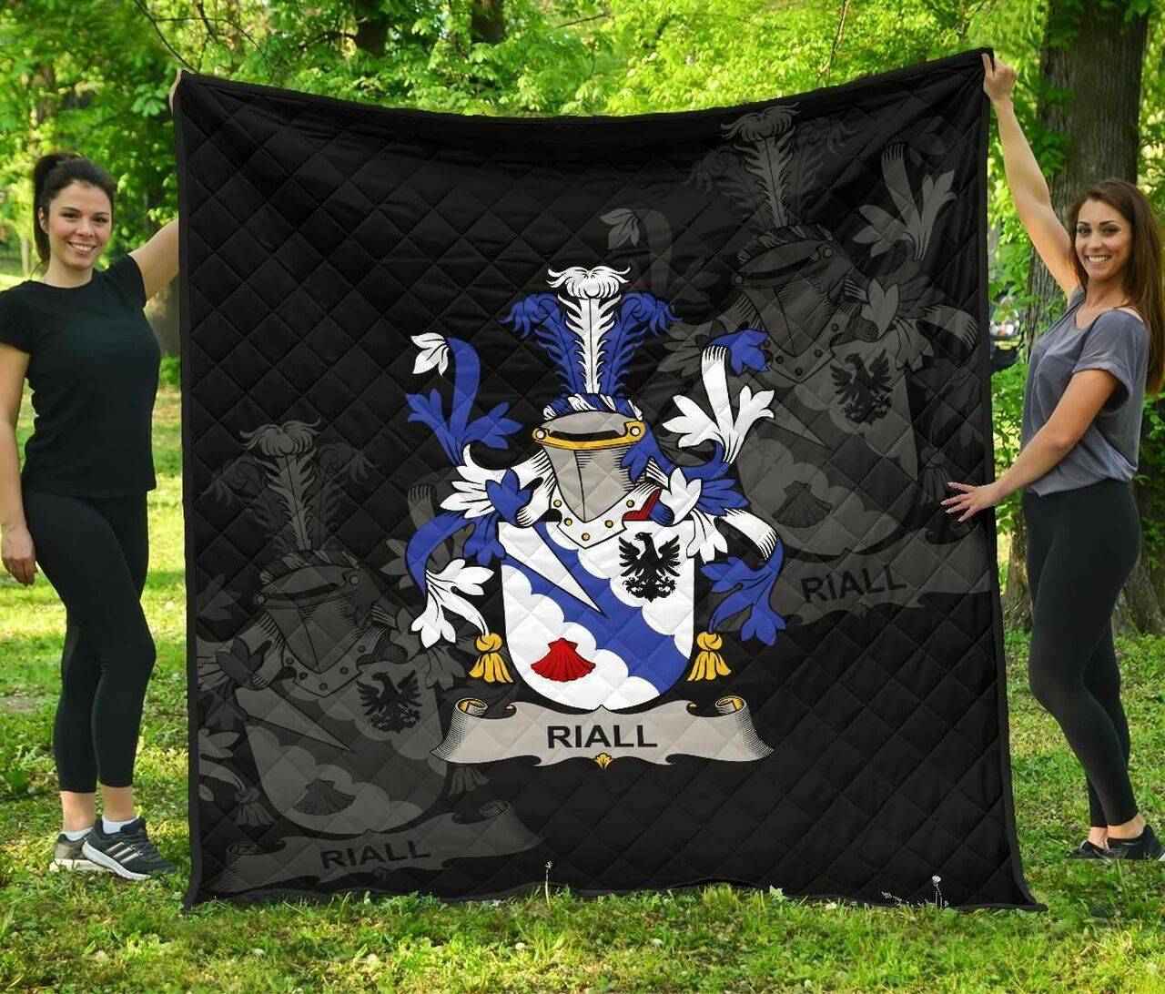 Riall Or Ryle Ireland Irish Family Crest JFJ11938 3D Customized Quilt 2707 and Home Decor