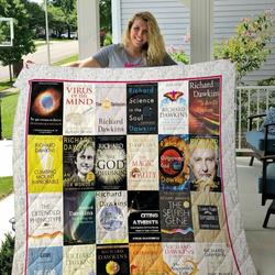 Richard Dawkins Books Style 2 Quilt Blanket and Home Decor