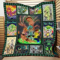 Rick And Demon Quilt and Home Decor