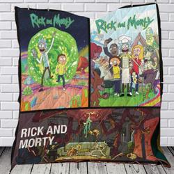 Rick And Morty Quilt Blanket Bs997 and Home Decor