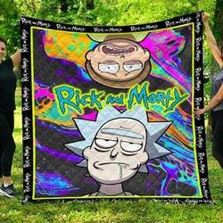 Rick And Morty Quilt Blanket Cfq39  Quilt and Home Decor