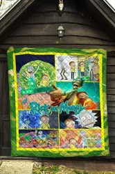Rick And Morty Quilt Blanket Cfq40  Quilt and Home Decor