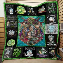 Rick And Morty Quotes Blanket Th1807 Quilt and Home Decor