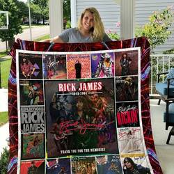Rick James Quilt Blanket and Home Decor