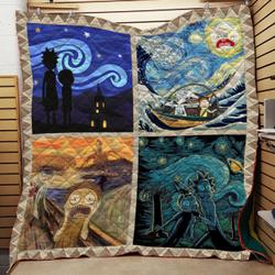 Rick Painting Quilt and Home Decor