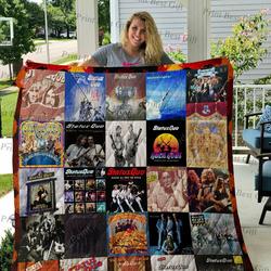 Rick Parfitt Albums Cover Poster Quilt Blanket Ver 2 and Home Decor