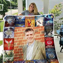 Rick Riordan Quilt Blanket 01048 and Home Decor