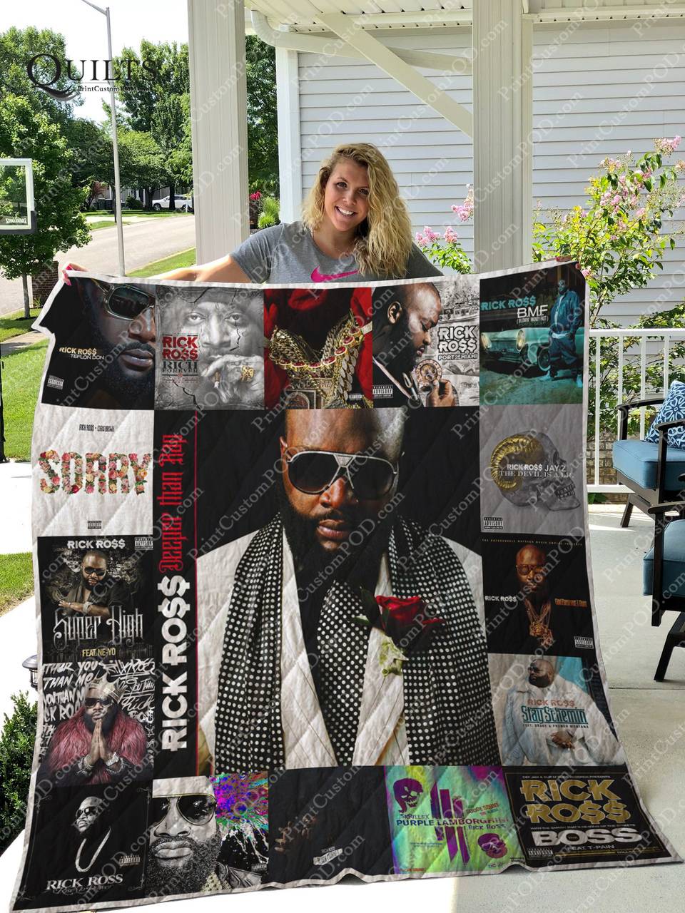 Rick Ross Albums Quilt Blanket For Fans Ver 17 and Home Decor