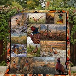 Ring Necked Pheasant Quilt Tdhhl and Home Decor