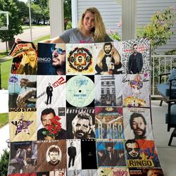 Ringo Starr Albums Quilt Blanket For Fans Ver 25 and Home Decor