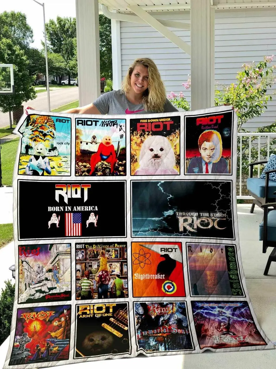 Riot Blanket Ha0910 Quilt and Home Decor
