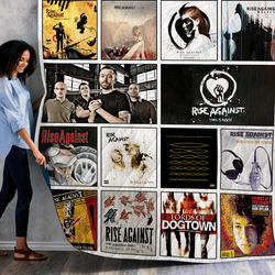 Rise Against Albums Quilt Blanket Ver14 and Home Decor
