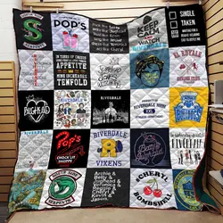 Riverdale Collage Quilt Blanket Th10072019 and Home Decor