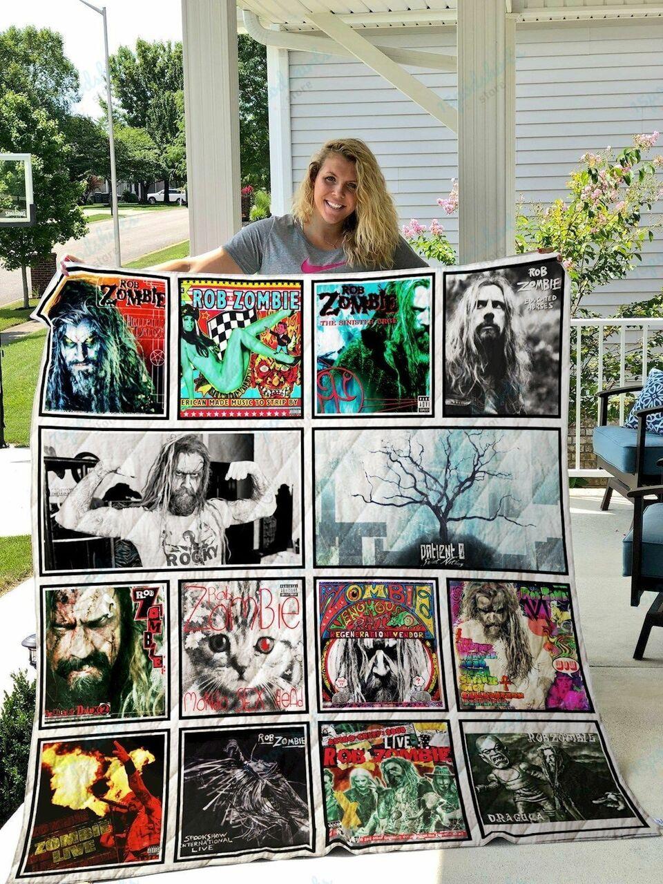Rob Zombie Quilt Blanket and Home Decor