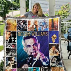 Robbie Williams Albums Cover Poster Quilt Blanket and Home Decor