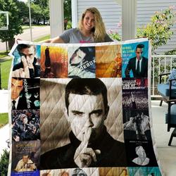 Robbie Williams Quilt Blanket For Fans and Home Decor