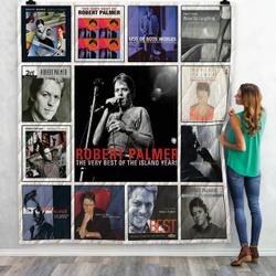 Robert Palmer Compilations Albums Quilt Blanket 02 and Home Decor