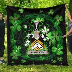 Roberts Ireland Irish Celtic Shamrock Knot Circle JFJ11985 3D Customized Quilt 2707 and Home Decor