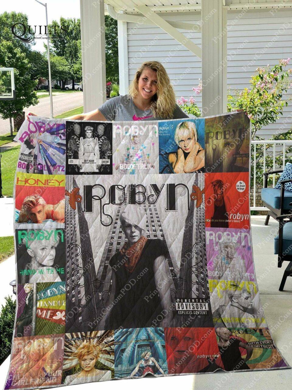 Robyn Albums Quilt Blanket For Fans Ver 17 and Home Decor