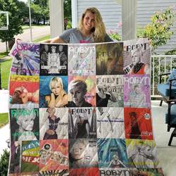 Robyn Albums Quilt Blanket For Fans Ver 25 and Home Decor