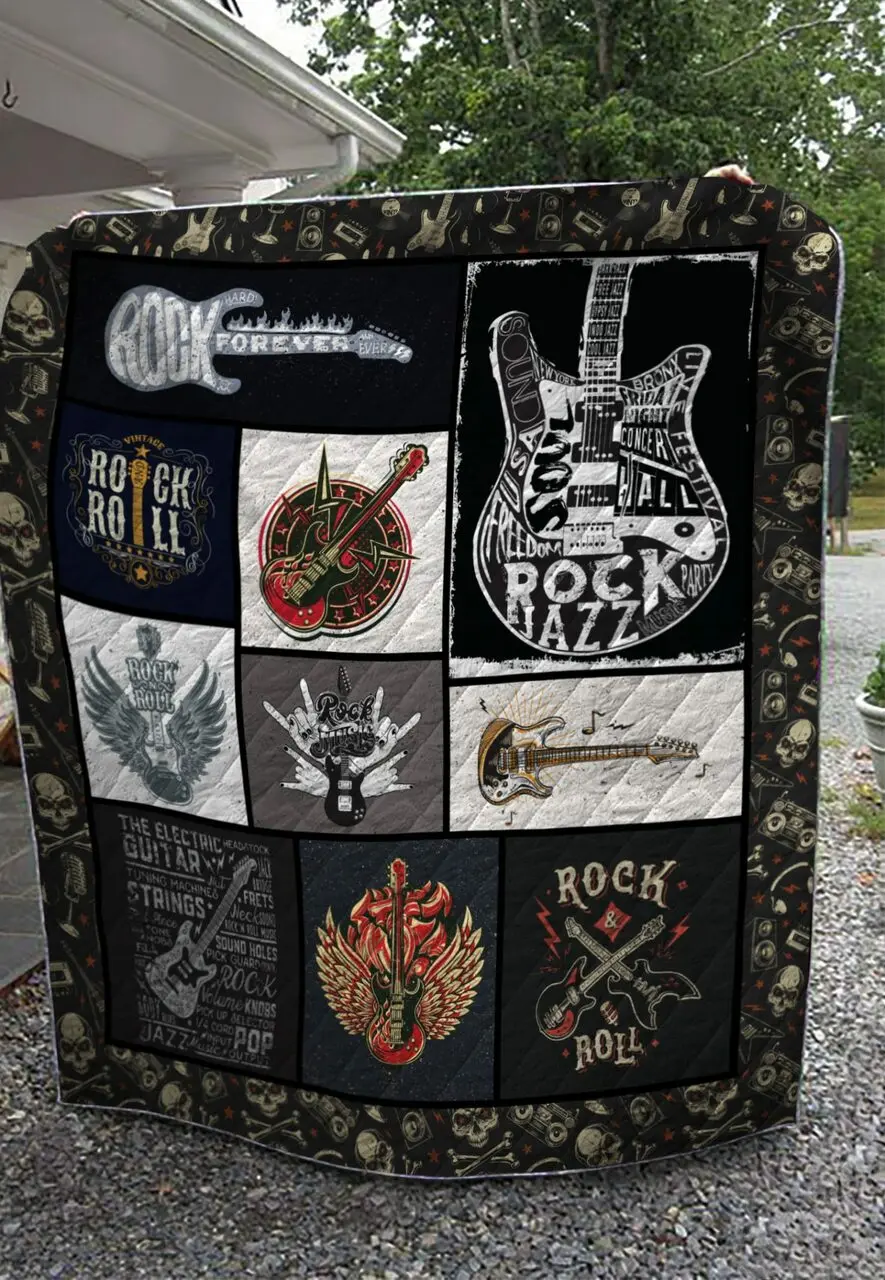 Rock Forever Quilt and Home Decor