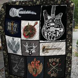 Rock Forever Quilt and Home Decor
