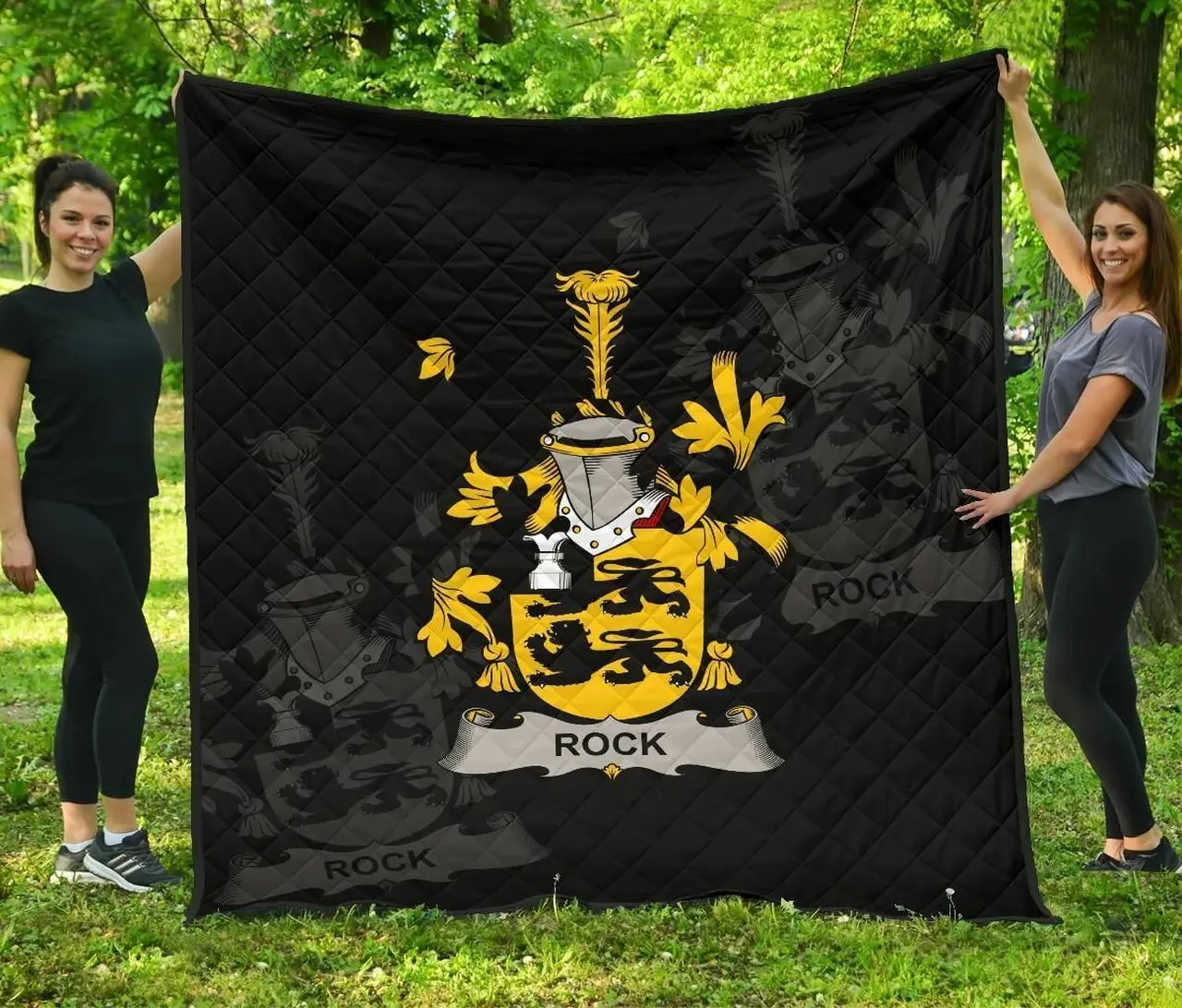 Rock Ireland Irish Family Crest JFJ11996 3D Customized Quilt 2707 and Home Decor