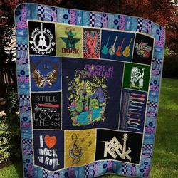 Rock N Roll Quilt Tdhvt and Home Decor