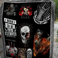 Rock Roll Quilt and Home Decor