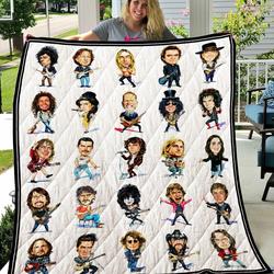Rock Singer Quilt-0489 and Home Decor