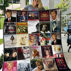 Rod Stewart Blanket Th0107 Quilt and Home Decor