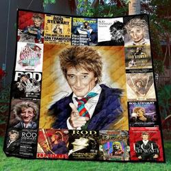 Rod Stewart Quilt Blanket  Limited Quilt Blanket and Home Decor