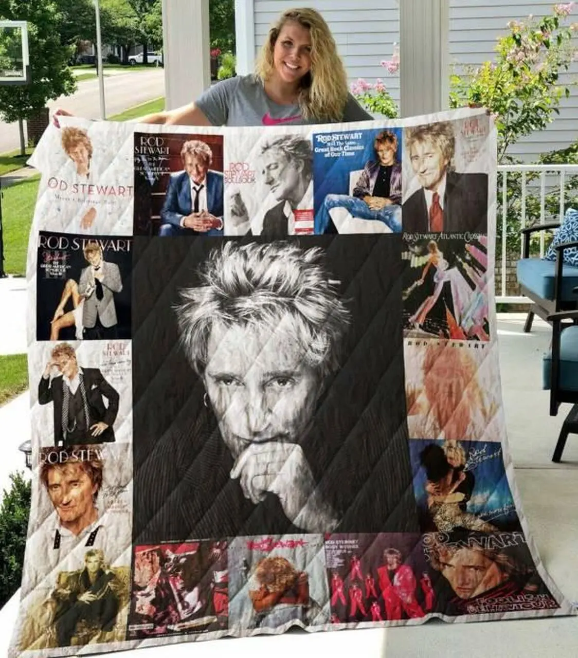 Rod Stewart Quilt Blanket M040621 Quilt and Home Decor