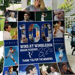 Roger Federer Quilt Blanket  Limited Quilt Blanket and Home Decor