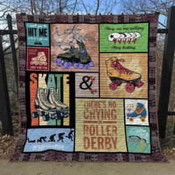 Roller Skate Ht210530 Quilt Blanket and Home Decor