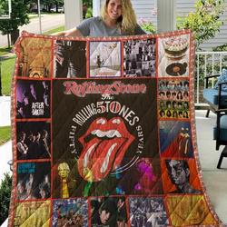 Rolling Stone 50Th Anniversary Blanket Th0607 Quilt and Home Decor