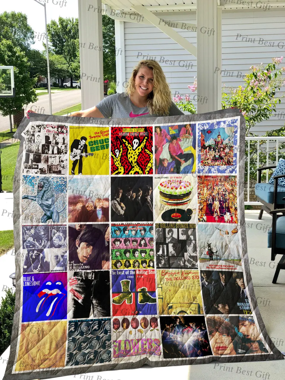 Rolling Stone Albums Cover Poster Quilt 4 and Home Decor