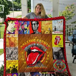 Rolling Stones Albums Cover Poster Quilt Blanket and Home Decor
