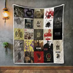 Rome Album Covers Quilt Blanket and Home Decor