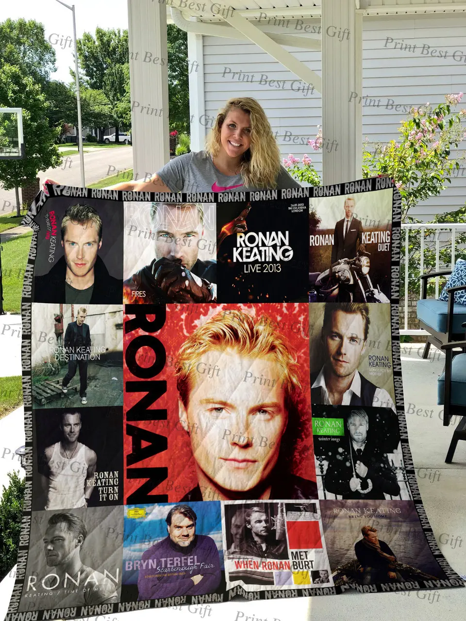 Ronan Keating Albums Cover Poster Quilt and Home Decor