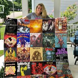 Ronnie James Dio Quilt Blanket and Home Decor