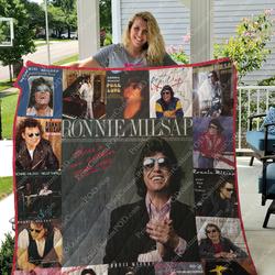 Ronnie Milsap Albums Quilt Blanket For Fans Ver 17 and Home Decor