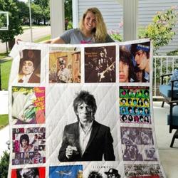 Ronnie Wood 3D Personalized Customized Quilt Blanket 9 and Home Decor