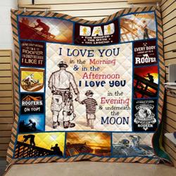 Roofer Jr112 Quilt Blanket and Home Decor