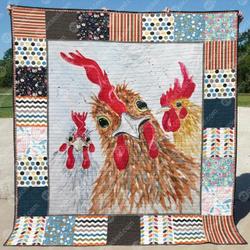 Rooster Hur Quilt Cysiyu and Home Decor