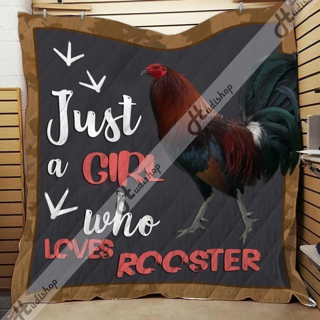 Rooster Ngo201206W Awesome LKI142 3D Customized Quilt and Home Decor