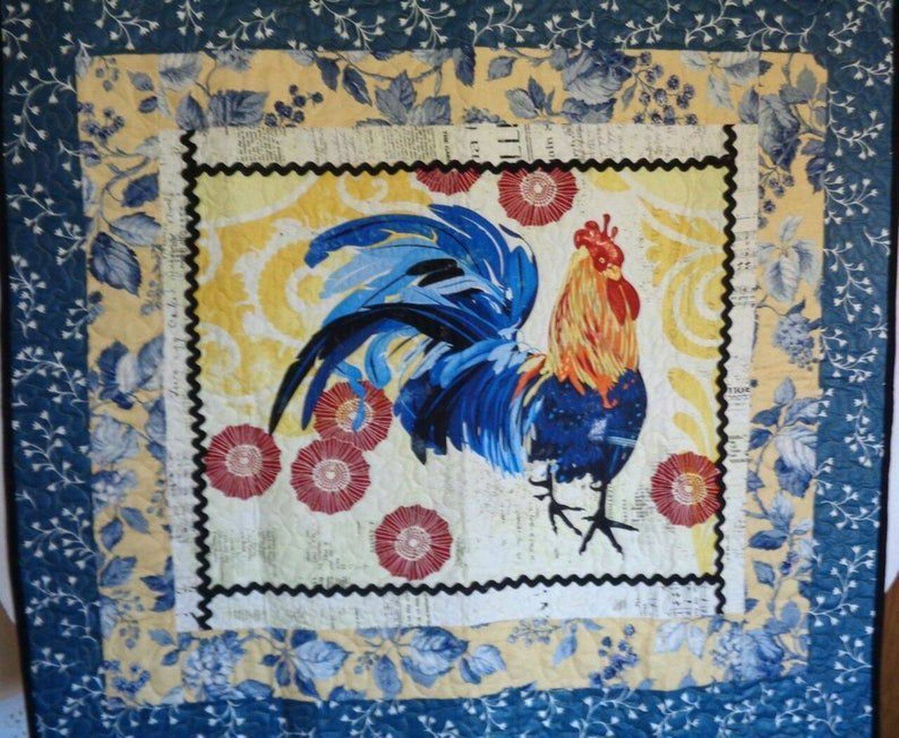 Rooster Quilt Tdhjm and Home Decor