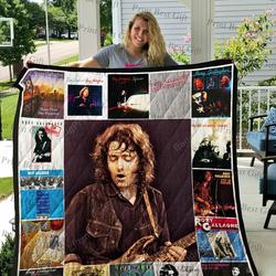 Rory Gallagher Albums Cover Poster Quilt Blanket and Home Decor