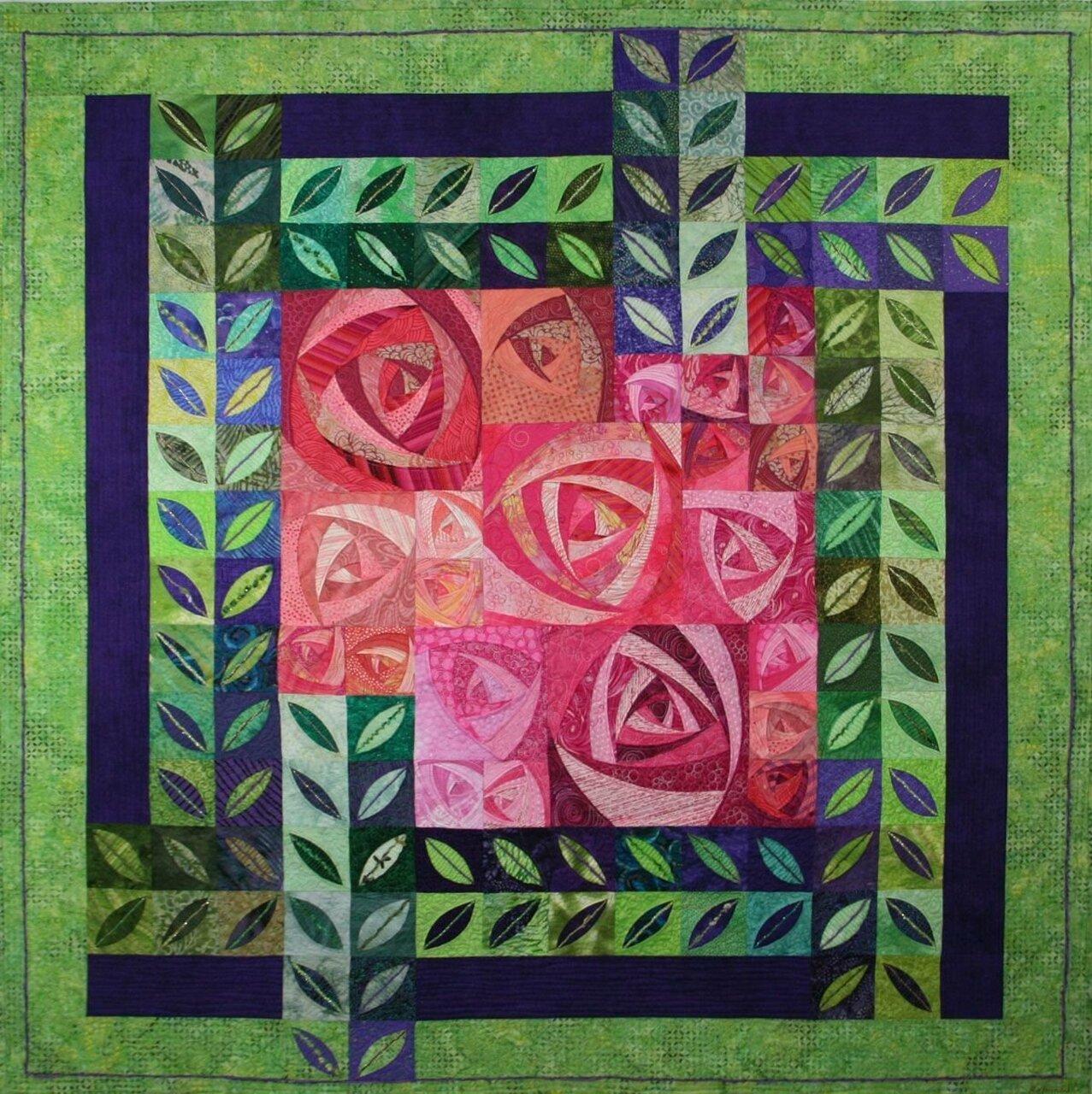 Rose Patch Quilt Tdhlx and Home Decor