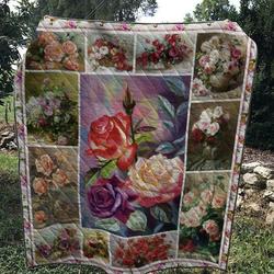 Rose Quilt V1 and Home Decor